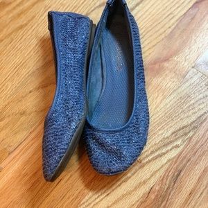 Coconuts by Matisse Blue Rattan Flat Size 6